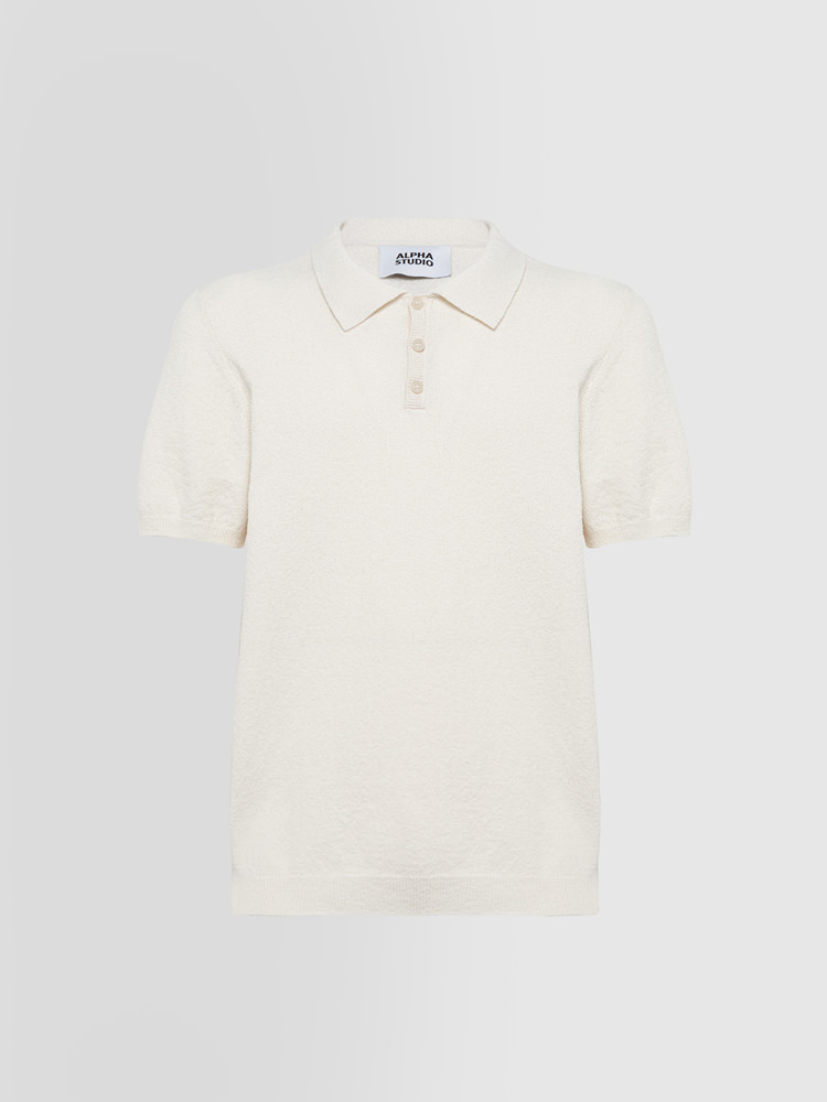 POLO SHIRT IN STRETCH TERRY