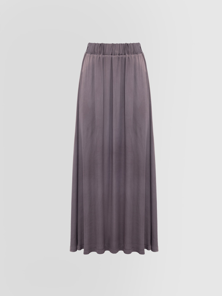 SATIN LONG SKIRT 