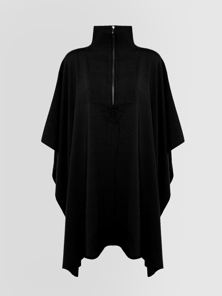 PONCHO COL HAUT AVEC ZIP RASE