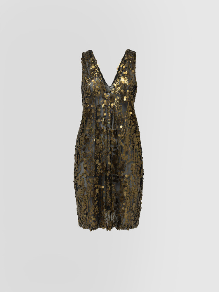 SEQUIN MINI DRESS