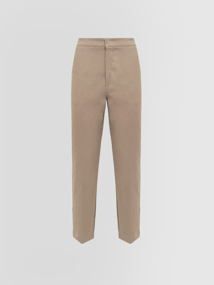 COTTON STRAIGHT PANTS 