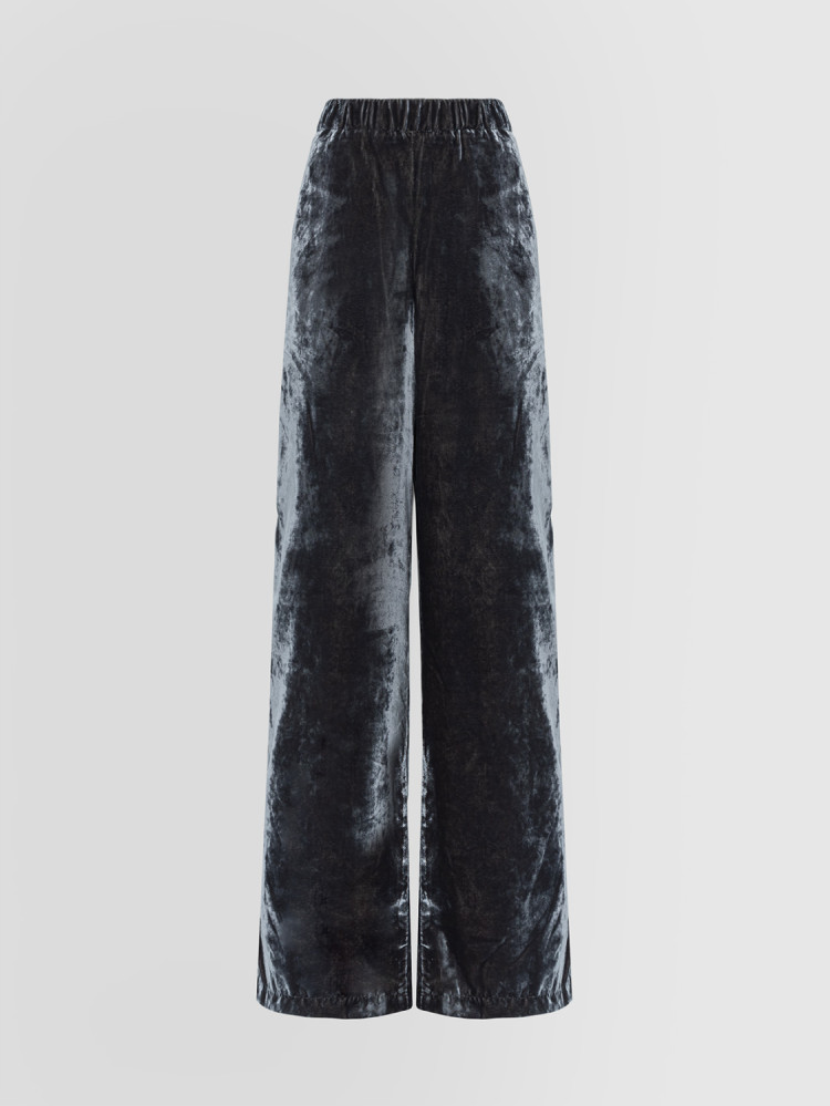 PALAZZO PANTS IN VELVET