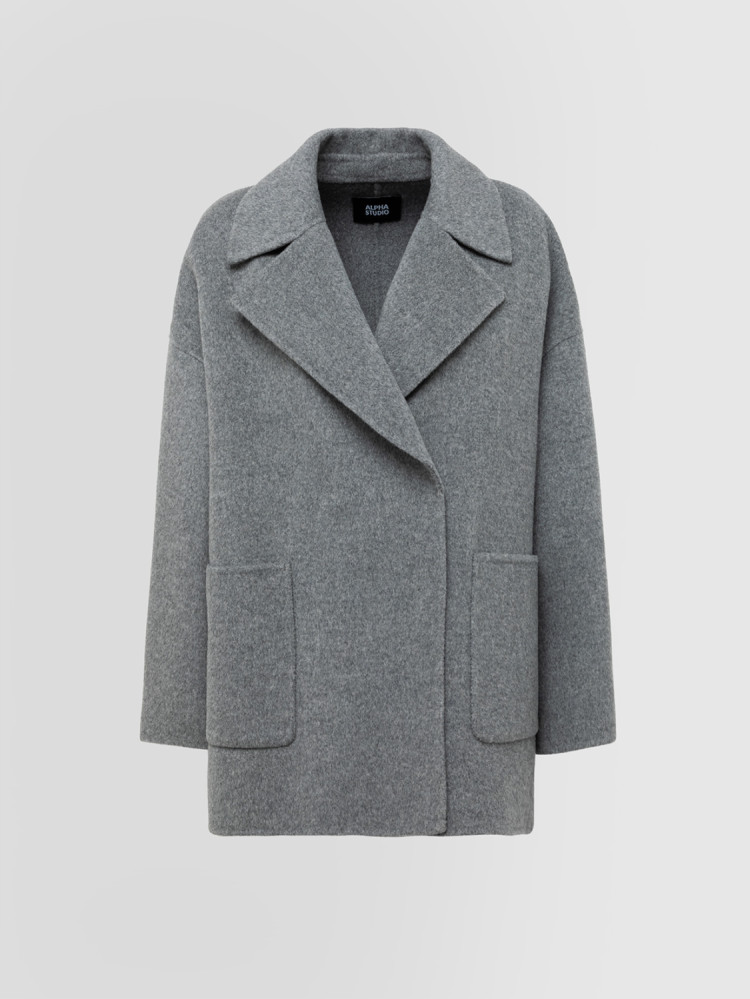 PURE WOOL PEACOAT M/L 