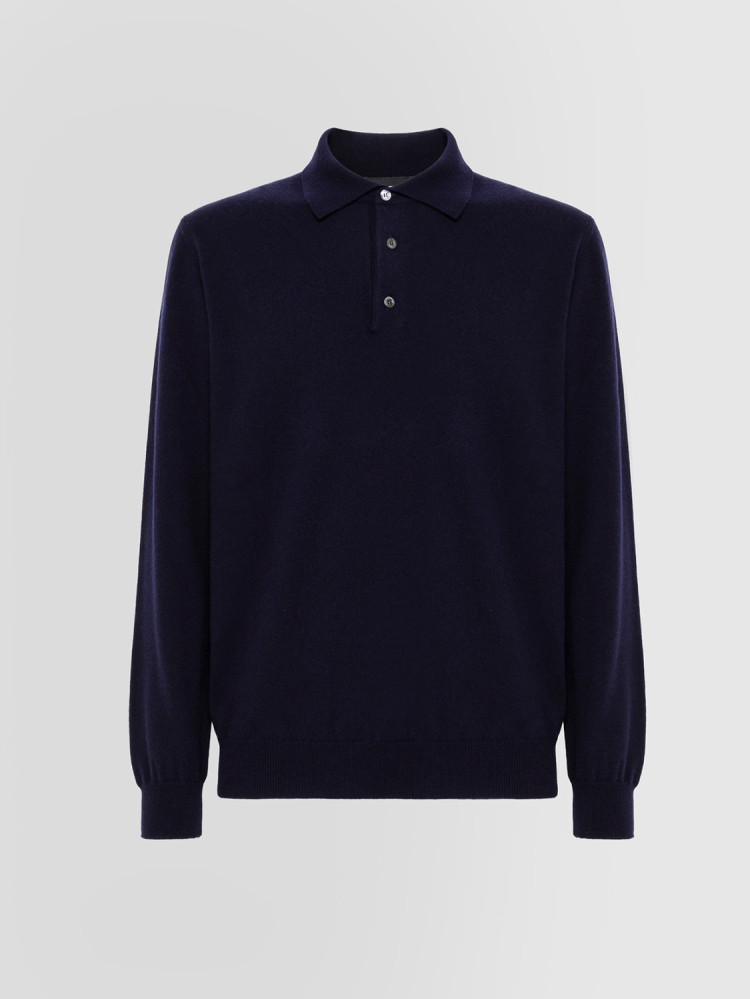 POLO BASIC IN CASHMERE